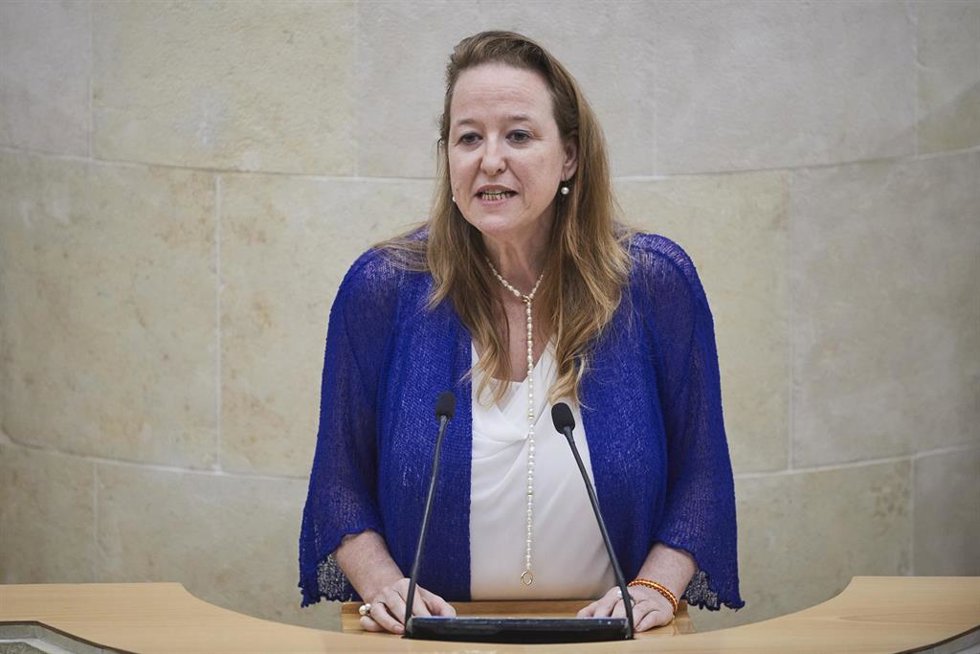 Archivo - Imagen de archivo de la portavoz de VOX en el Parlamento de Cantabria, Leticia Díaz