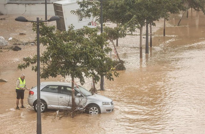 Imagen de los efectos de la DANA en la provincia de Valencia.