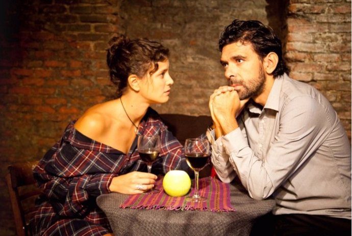 Escena de la obra de teatro 'La despedida' que se pondrá en escena este viernes en Peraleda de San Román