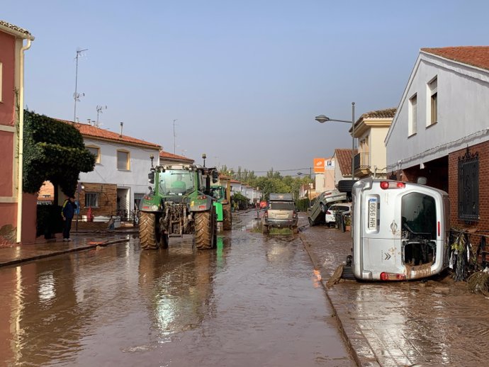 Imagen de la localidad de Utiel este miércoles