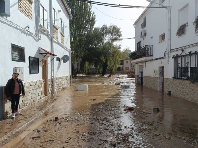 Temporal en Mira (Cuenca).