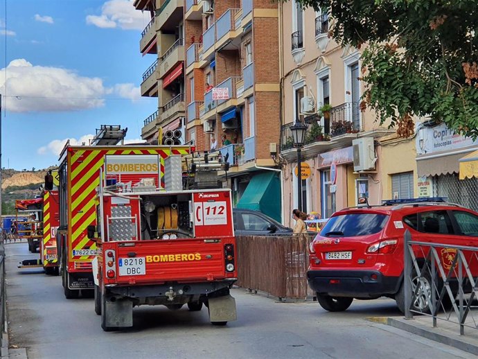 Archivo - Bomberos de Guadix (Granada), en imagen de archivo