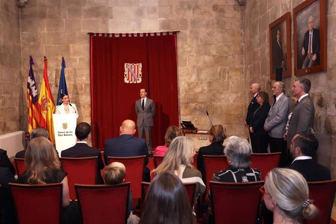 Acto de toma de posesión de Francisco Ramon Mercadal como nuevo miembro del Consell Consultiu de Baleares