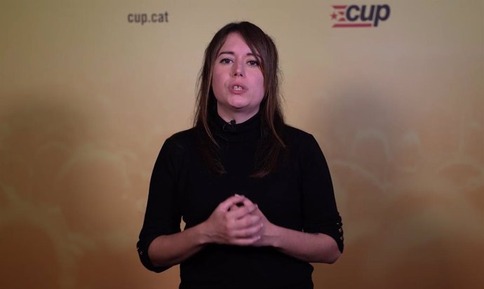 La diputada de la CUP Laure Vega pide que se depuren "todas las responsabilidades" por la DANA, en unas declaraciones difundidas por su formación