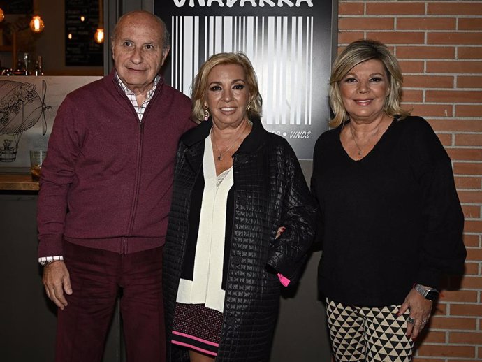 Carmen Borrego celebra su cumpleaños cenando con su hermana, Terelu Campos, y su marido, José Carlos Bernal