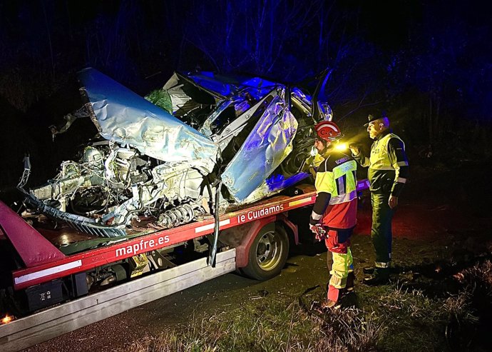 Fallece un hombre de 58 años tras salirse de la vía en Maside (Ourense)