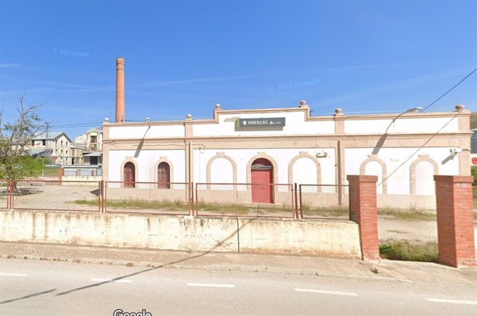 Estación de tren de Matillas vista en Google Street View.