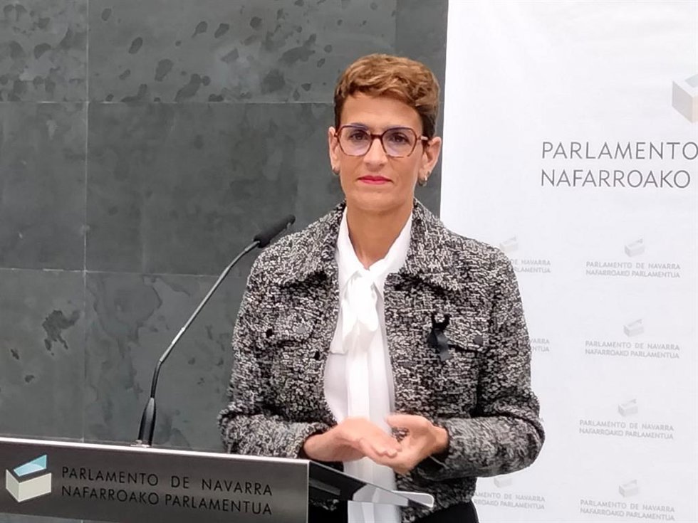 María Chivite.
