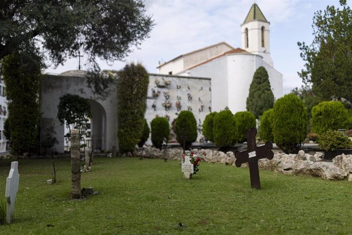 Cementerio de Les Preulles, a 29 de octubre de 2024, en Sitges, Barcelona, Catalunya (España).