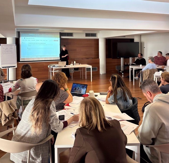 Una de las sesiones formativas impulsadas por la Cámara de Terrassa (Barcelona)