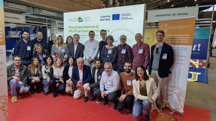 Participantes en la jornada para promover la innovación en salud que ha impulsado la Cámara de Girona en la Fira de Mostres