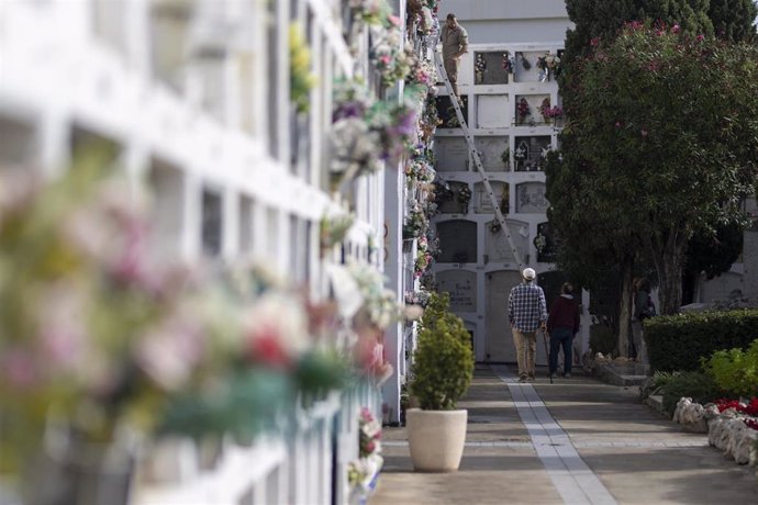 Cementerio de Les Preulles, a 29 de octubre de 2024, en Sitges, Barcelona, Catalunya (España).