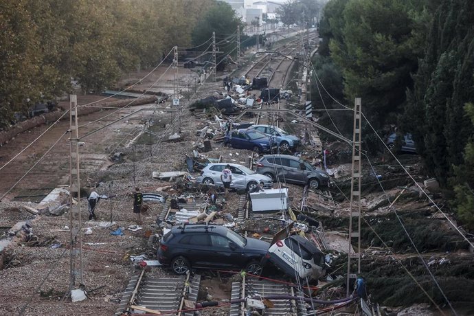 Efectos de la DANA en el municipio de Alfafar, a 30 de octubre de 2024, en Valencia, Comunidad Valenciana (España). 