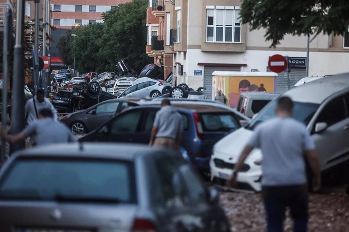 Efectos de la DANA en el municipio de Alfafar, a 30 de octubre de 2024, en Valencia, Comunidad Valenciana (España). 