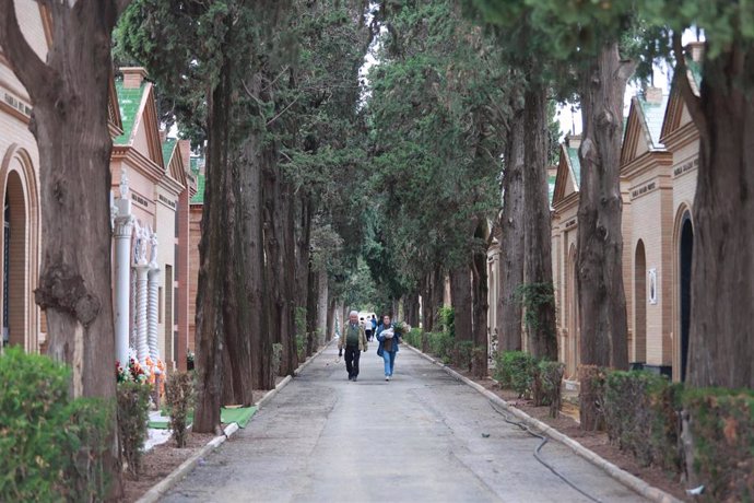 Archivo - El cementerio de San Fernando de Sevilla. 