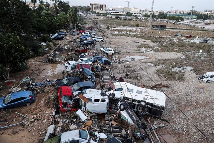 Efectos de la DANA en el municipio de Alfafar, a 30 de octubre de 2024, en Valencia, Comunidad Valenciana (España). 