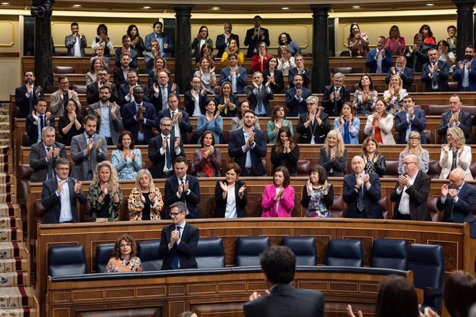 Bancada socialista en el Congreso de los Diputados