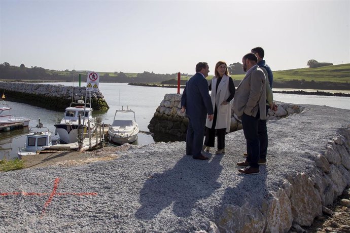 La Presidenta Del Gobierno De Cantabria, María José Sáenz De Buruaga, Inaugura Las Obras Realizadas En Las Instalaciones Portuarias De La Pozona