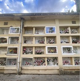 Archivo - Nichos del cementerio El Salvador en Vitoria-Gasteiz