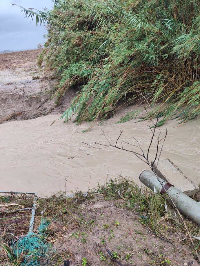 Tubería que suministra agua a San José del Valle, rota por el paso de la DANA