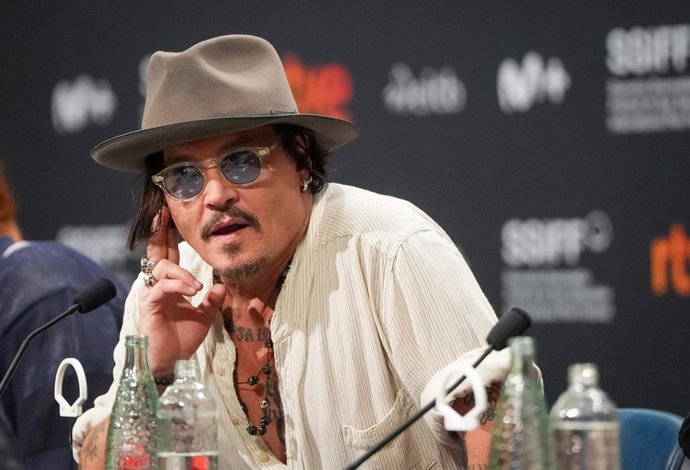 Archivo - El actor y director Johnny Depp durante la rueda de prensa de la película ‘Modì’