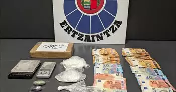 Ingresa en prisión una mujer por traficar con cocaína, tras incautarle más de un kilo de esta droga en Getxo (Bizkaia)