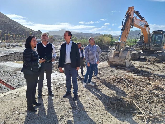 Visita del subdelegado del Gobierno en Almería, José María Martín, al municipio de Cantoria.