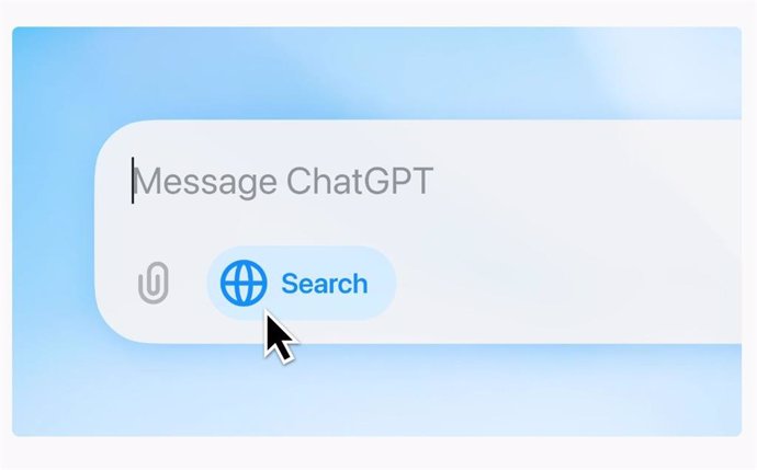 Interfaz de SearchGPT en ChatGPT