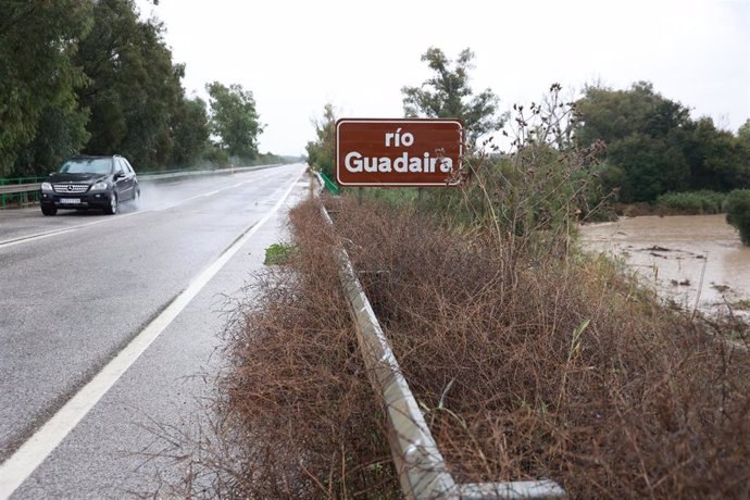 Inmediaciones de la carretera A-394 a la altura del río Guadaíra en Arahal. A 31 de octubre de 2024, en Sevilla