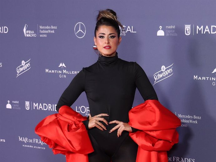 Archivo - Barei asiste a la fiesta oficial de la pasarela Mercedes-Benz Fashion Week Madrid que se celebra en el Teatro Real, a 11 de septiembre de 2024, en Madrid (España).