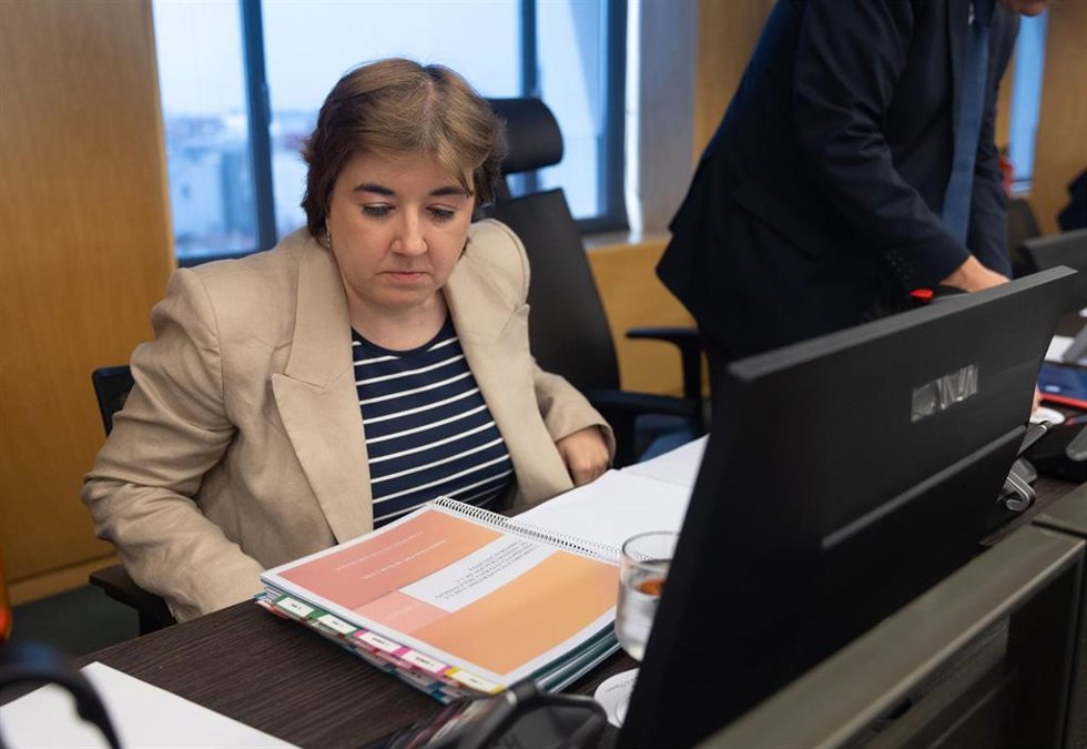 Archivo - La presidenta interina del Consejo de Administración de la Corporación RTVE, Concepción Cascajosa, a su llegada a comparecer ante la Comisión Mixta de Control Parlamentario de la Corporación RTVE y sus Sociedades, en el Congreso de los Diputad