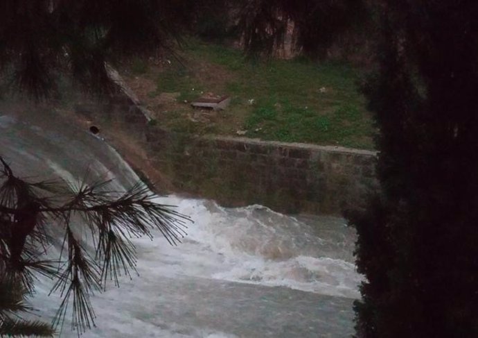 Imagen del torrente de Sa Riera a su paso por Palma.