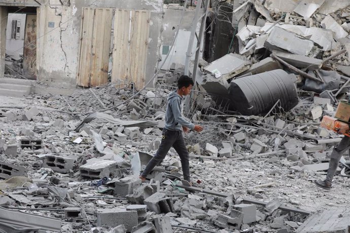 Archivo.- Campo de refugiados de Nuseirat, en el centro de la Franja de Gaza.