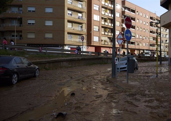 Inundaciones concsecuencia de la DANA en Valencia, España.