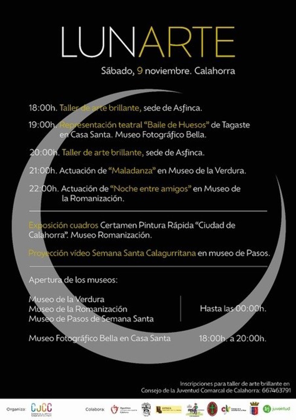 Actividad Lunarte en Calahorra