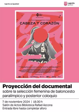 La Biblioteca Rafael Azcona acoge la proyección del documental sobre la selección femenina de baloncesto paralímpico