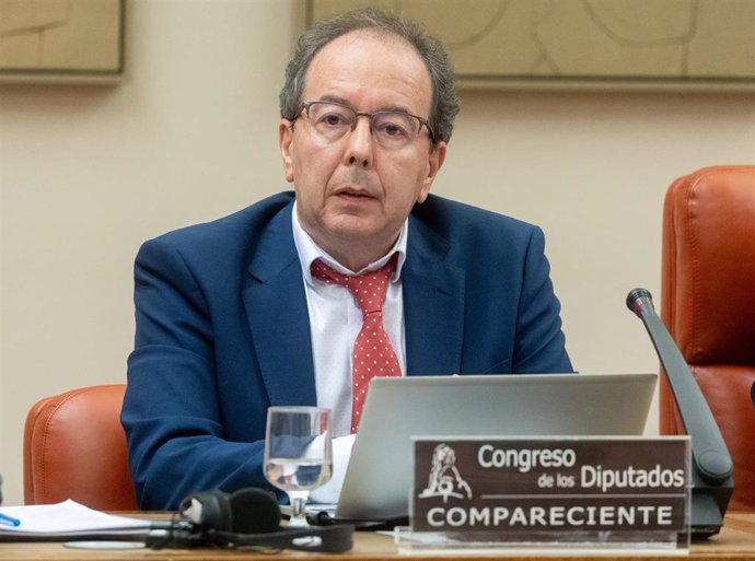 El presidente del CTBG, José Luis Rodríguez Álvarez, en el Congreso de los Diputados, a 29 de octubre de 2024, en Madrid (España).