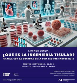 Una de las actividades será la charla de la profesora de la UMA Leonor Santos sobre ingeniería tisular, prevista para el próximo 5 de noviembre.