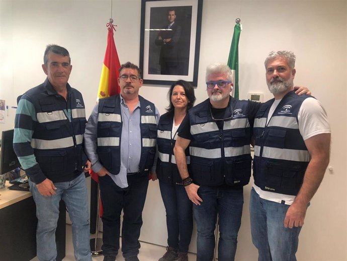 Imagen del equipo del Instituto de Medicina Legal de Córdoba que participará en las tareas de identificación de cadáveres en la Comunidad Valenciana tras el paso de la DANA.