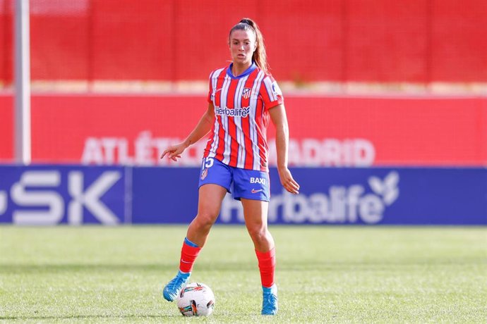 Silvia Lloris durante un partido del Atlético de Madrid