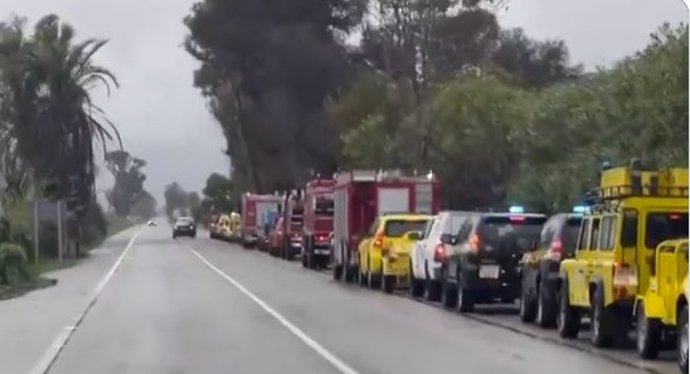 El contingente de efectivos baleares, preparado en Gandía para dar respuesta a zonas afectadas por la DANA