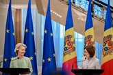 Foto: Von der Leyen felicita a la proeuropea Sandu por su reelección como presidenta de Moldavia