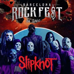 Cartel de Slipknot en el Barcelona Rock Fest