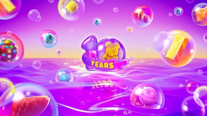 El 10ª aniversario de Candy Crush Soda Saga