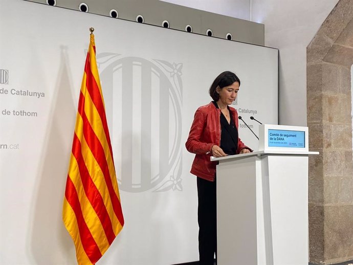 La consellera de Interior y Seguridad Pública de la Generalitat, Núria Parlon