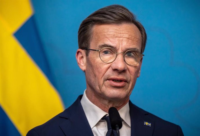 Archivo - Ulf Kristersson, primer ministro de Suecia