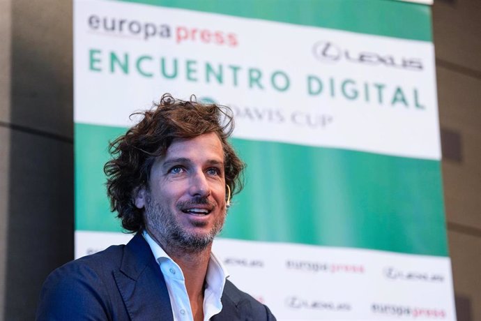 Feliciano López, director de Torneo de las Finales de la Copa Davis, en un encuentro digital organizado por Europa Press con el apoyo de Lexus