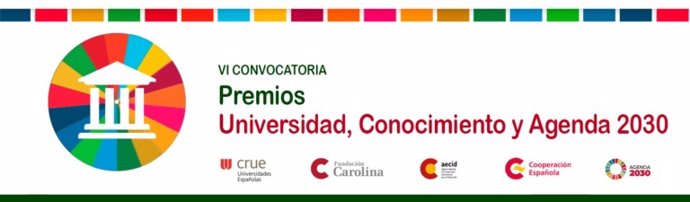 Abierta la VI convocatoria de los Premios Universidad, Conocimiento y Agenda 2030 para TFG y TFM