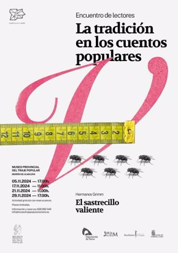 Cartel del Encuentro de Lectores 'La tradición en los cuentos populares'.