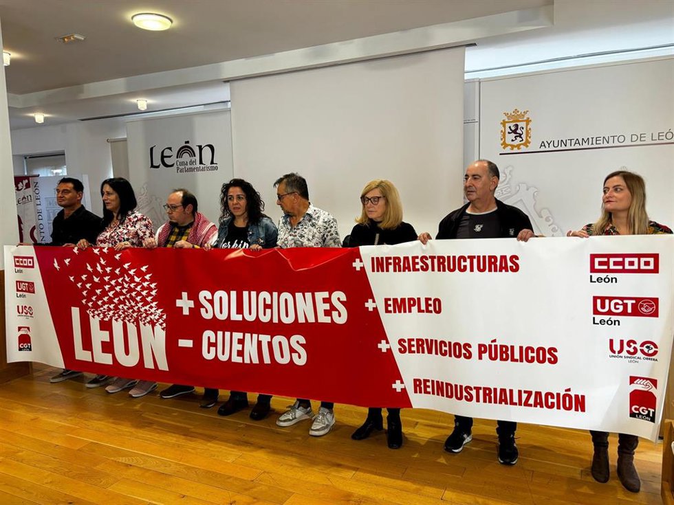Sindicatos convocan una manifestación este domingo para exigir un "plan 112" de inversión en la provincia de León